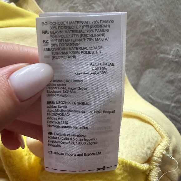 Adidas Yellow and Pink Mickey and Donald Disney Hoodie - Picture 4 of 7